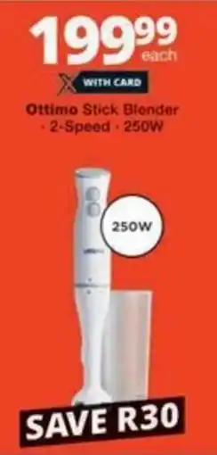Checkers Ottimo Stick Blender offer