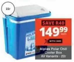 Checkers Alplas Polar Chill Cooler Box offer