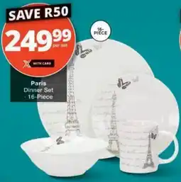 Checkers Paris Dinner Set offer