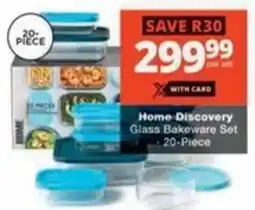 Checkers Home Discovery Glass Bakeware Set offer
