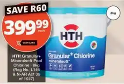 Checkers HTH Granular+ Mineralsoft Pool Chlorine offer