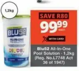 Checkers Blu52 All-In-One Pool Solution offer