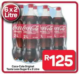 Pick n Pay Hypermarket Coca-Cola Original Taste Less Sugar 6 x 2 Litre offer