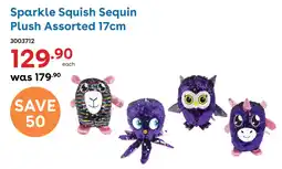 ToysRUs Sparkle Squish Sequin Plush Assorted offer