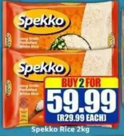 Three Star Cash and Carry Spekko Rice offer