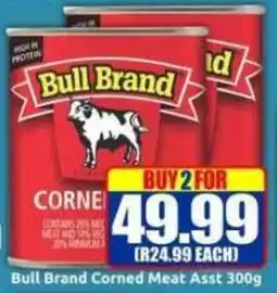 Three Star Cash and Carry Bull Brand Corned Meat Asst offer