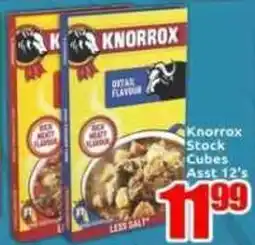 Three Star Cash and Carry Knorrox Stock Cubes Asst offer