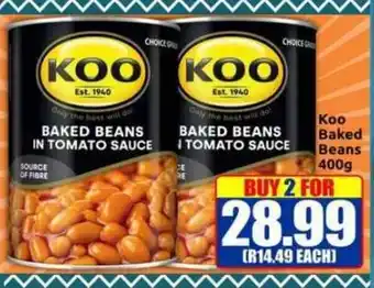 Three Star Cash and Carry Koo Baked Beans offer