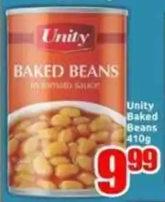 Three Star Cash and Carry Unity Baked Beans offer