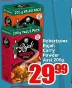 Three Star Cash and Carry Robertsons Rajah Curry Powder Asst offer