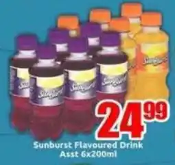 Three Star Cash and Carry Sunburst Flavoured Drink Asst offer
