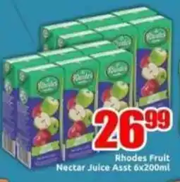 Three Star Cash and Carry Rhodes Fruit Nectar Juice Asst offer
