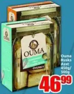 Three Star Cash and Carry Ouma Rusks Asst offer