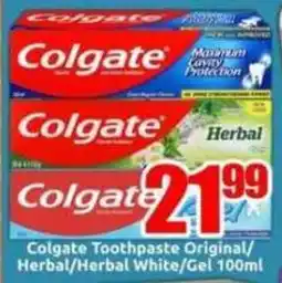 Three Star Cash and Carry Colgate Toothpaste Original/ Herbal/ Herbal White/ Gel offer