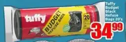Three Star Cash and Carry Tuffy Budget Black Refuse Bags offer