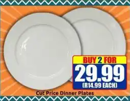 Three Star Cash and Carry Cut Price Dinner Plates offer