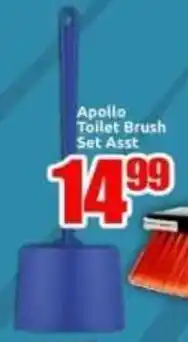 Three Star Cash and Carry Apollo Toilet Brush Set Asst offer