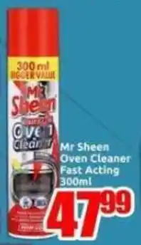 Three Star Cash and Carry Mr Sheen Oven Cleaner Fast Acting offer