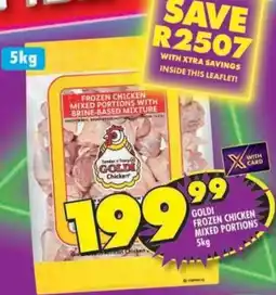 Shoprite Goldi frozen chicken mixed portions offer