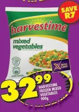 Shoprite Harvestime frozen mixed vegetables offer