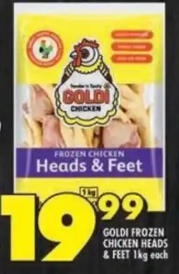Shoprite Goldi frozen chicken heads & feet offer