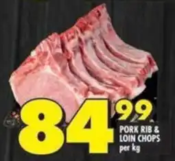 Shoprite Pork rib & loin chops offer