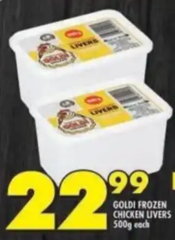 Shoprite Goldi frozen chicken livers offer