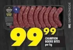 Shoprite Champion boerie bites offer