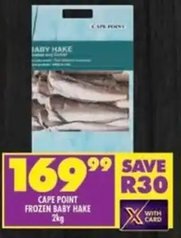 Shoprite Cape point frozen baby hake offer