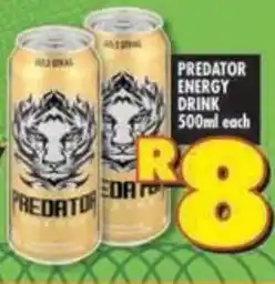 Shoprite Predator energy drink offer