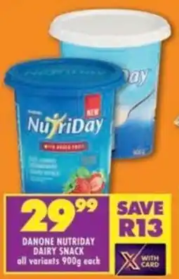 Shoprite Danone nutriday dairy snack offer
