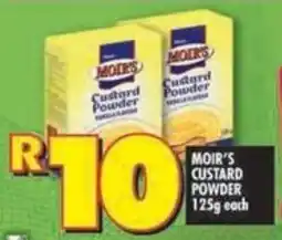 Shoprite Moir's custard powder offer