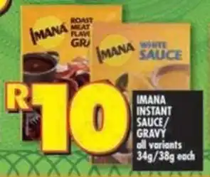 Shoprite Imana instant sauce/ gravy offer