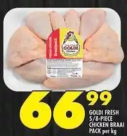 Shoprite Goldi fresh chicken braai pack offer
