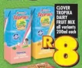 Shoprite Clover tropika dairy fruit mix offer