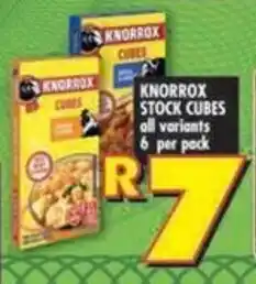 Shoprite Knorrox stock cubes offer