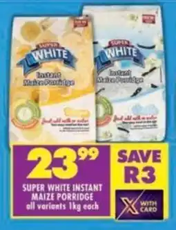 Shoprite Super white instant maize porridge offer