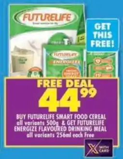 Shoprite Futurelife smart food cereal all variants offer