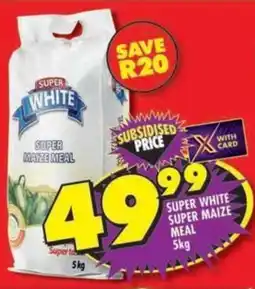 Shoprite Super white super maize meal offer