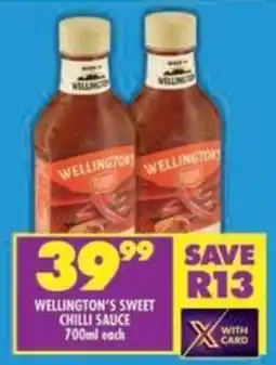 Shoprite Wellington's sweet chilli sauce offer