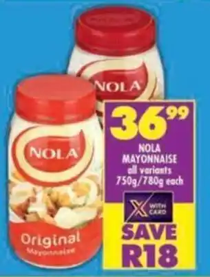 Shoprite Nola Mayonnaise offer