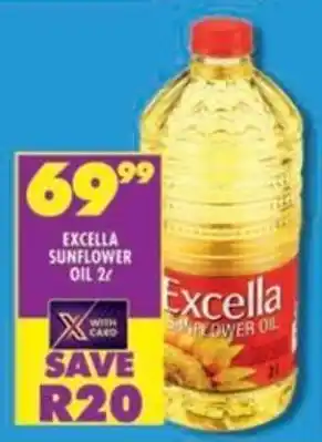 Shoprite Excella sunflower oil offer