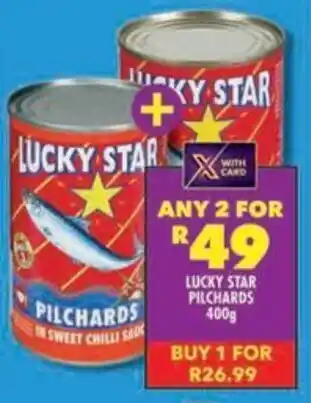 Shoprite Lucky star pilchards offer