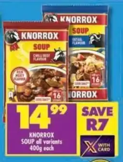 Shoprite Knorrox soup offer