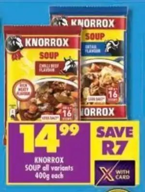 Shoprite Knorrox soup offer