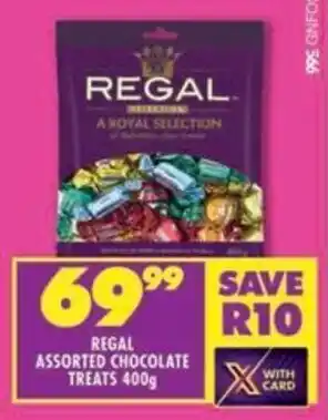 Shoprite Regal assorted chocolate treats offer