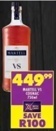 Shoprite Martell vs cognac offer