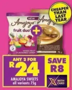 Shoprite Amajoya sweets offer