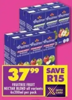 Shoprite Fruitree fruit nectar blend offer