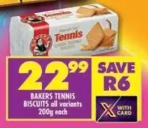 Shoprite Bakers tennis biscuits offer